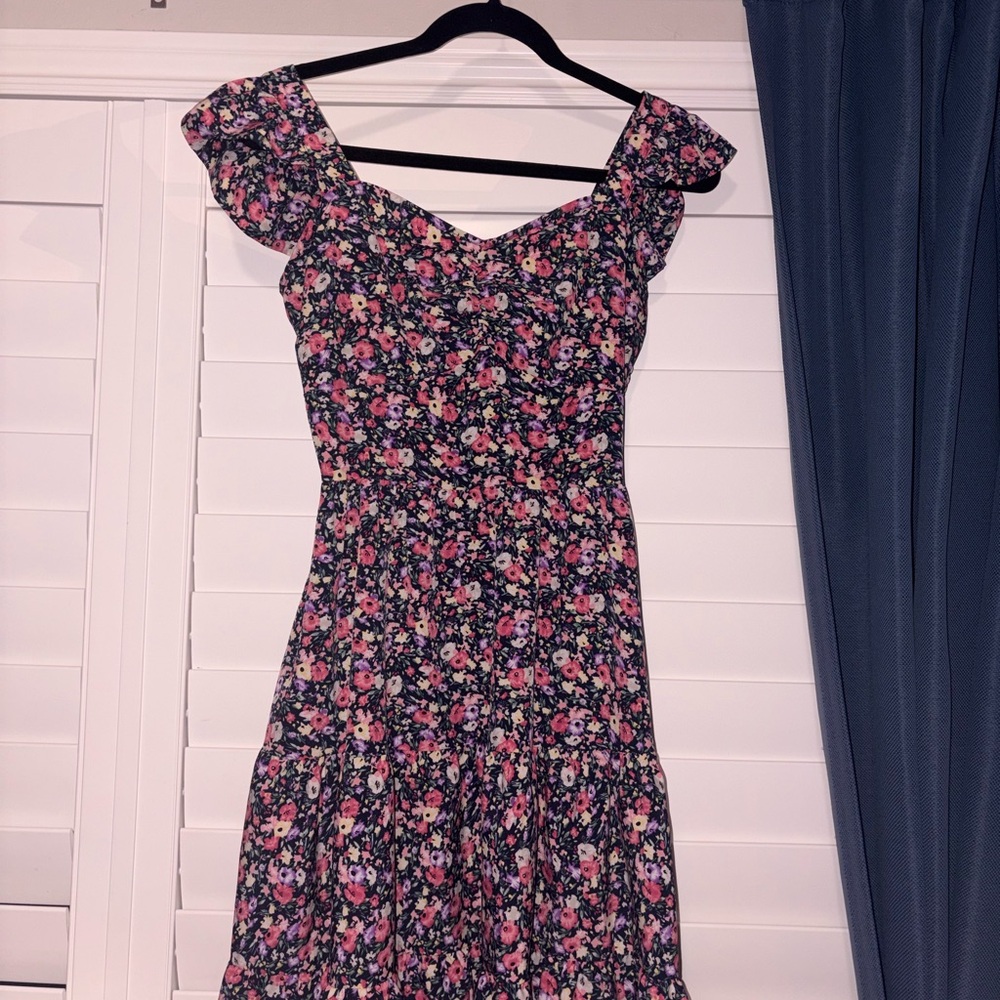 Floral Off-Shoulder Dress